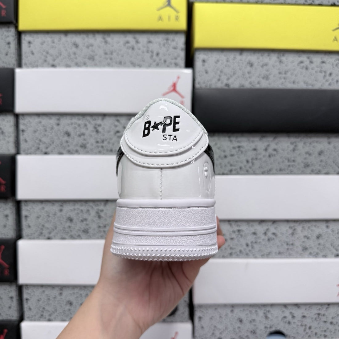 Bape Sta White Black