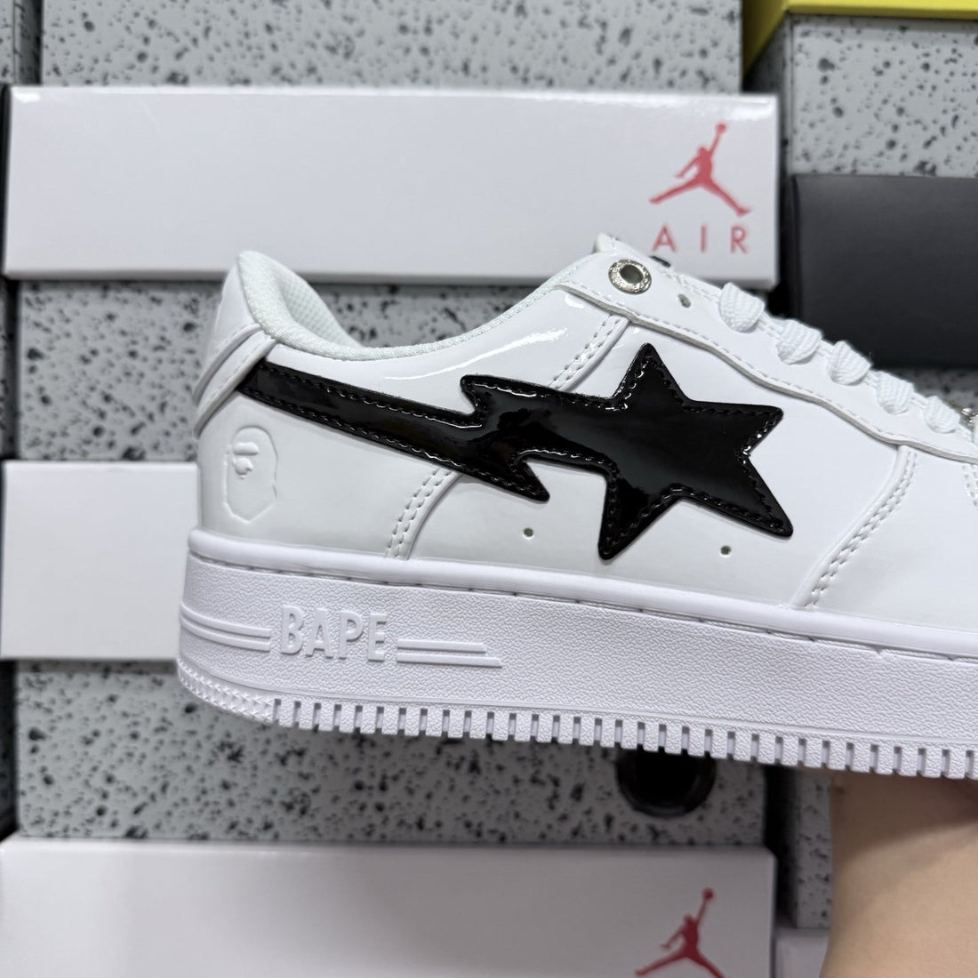 Bape Sta White Black