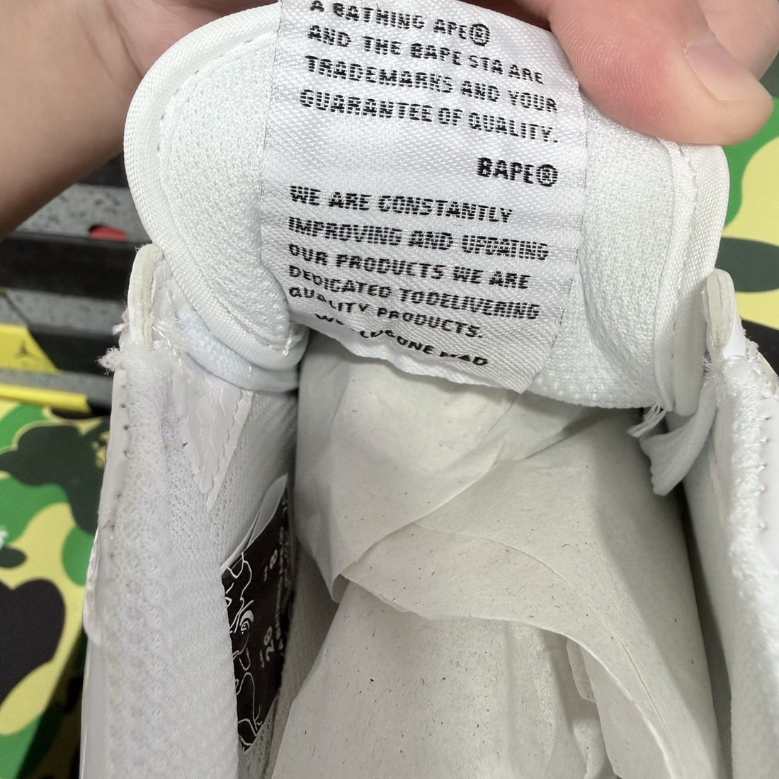 Bape Sta Triple White