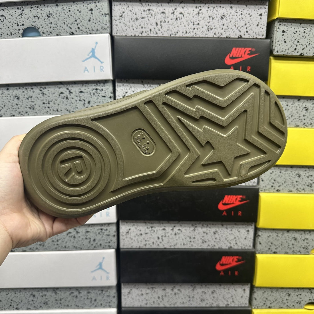 Bape Sta Slide Olive