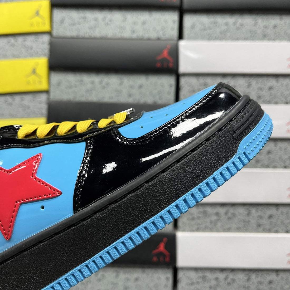 Bape Sta Black Navy Red