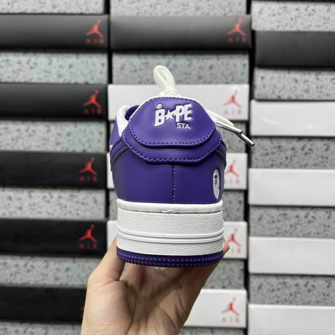 Bape Sta Purple White