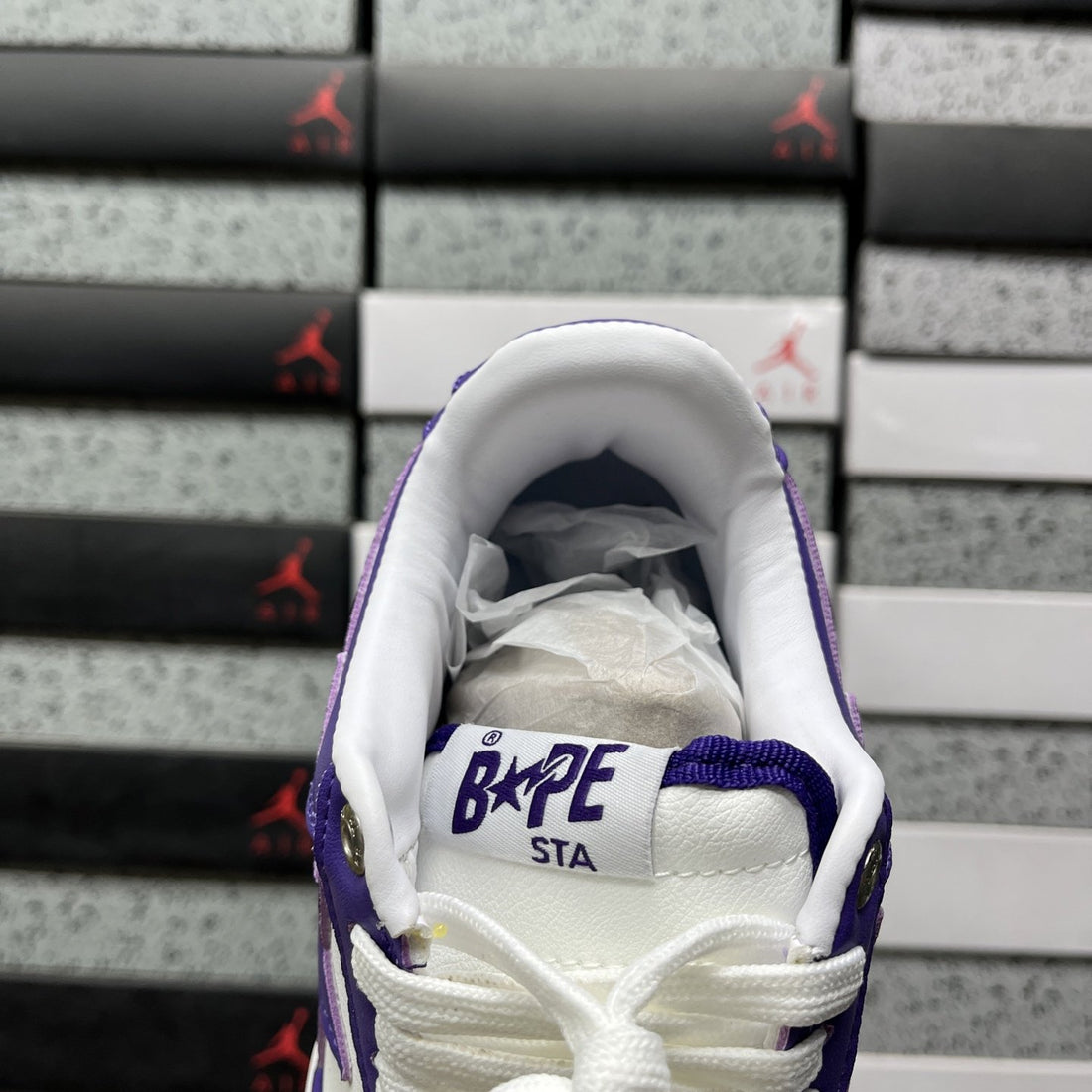 Bape Sta Purple White