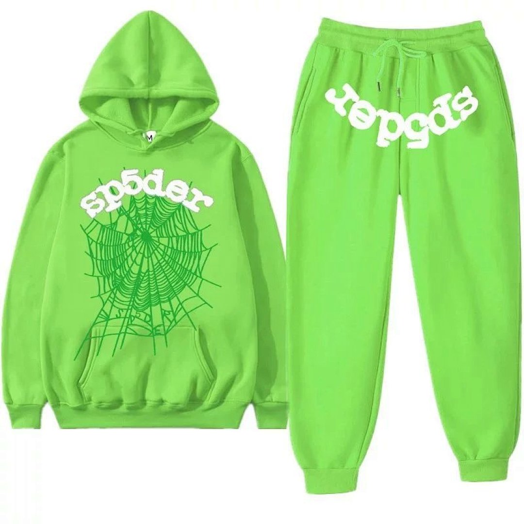 Bold Webbed Tracksuit Set for Everyday Wear