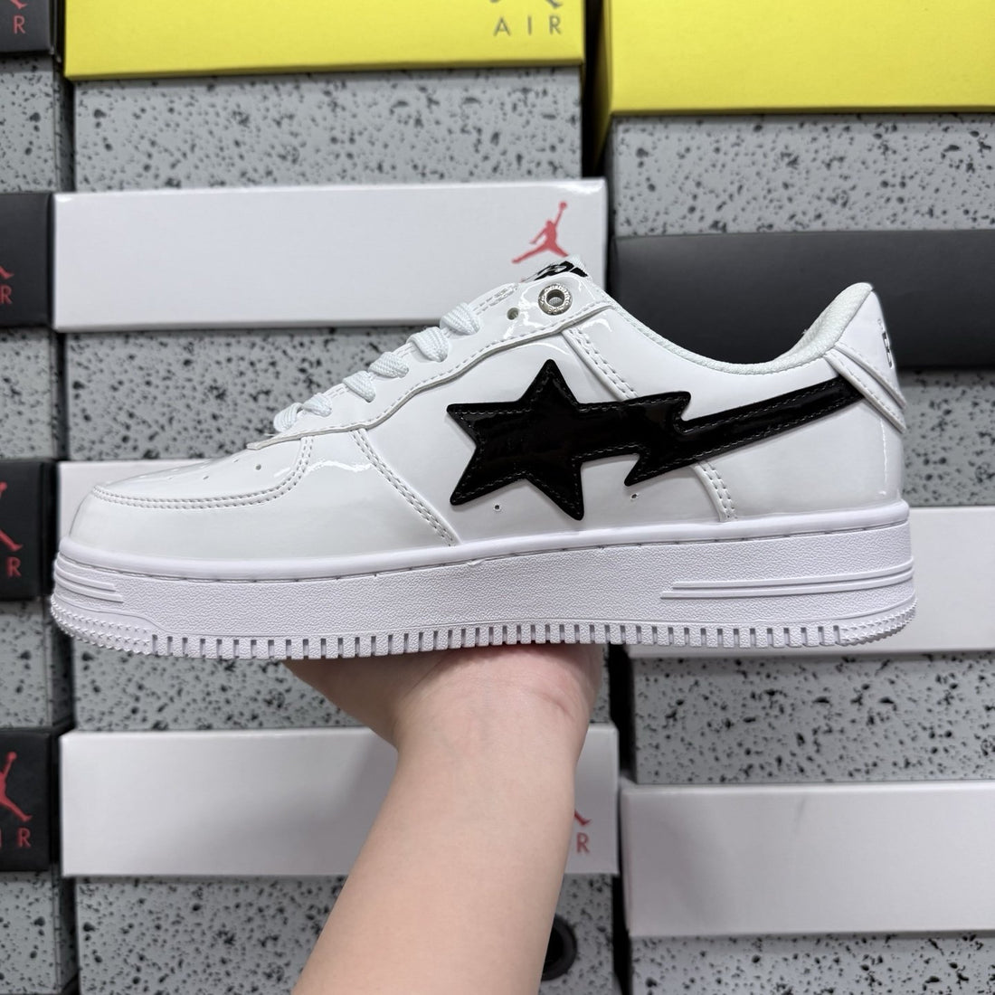 Bape Sta White Black