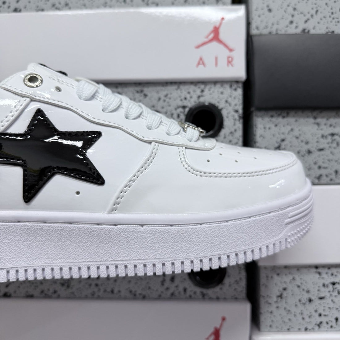 Bape Sta White Black