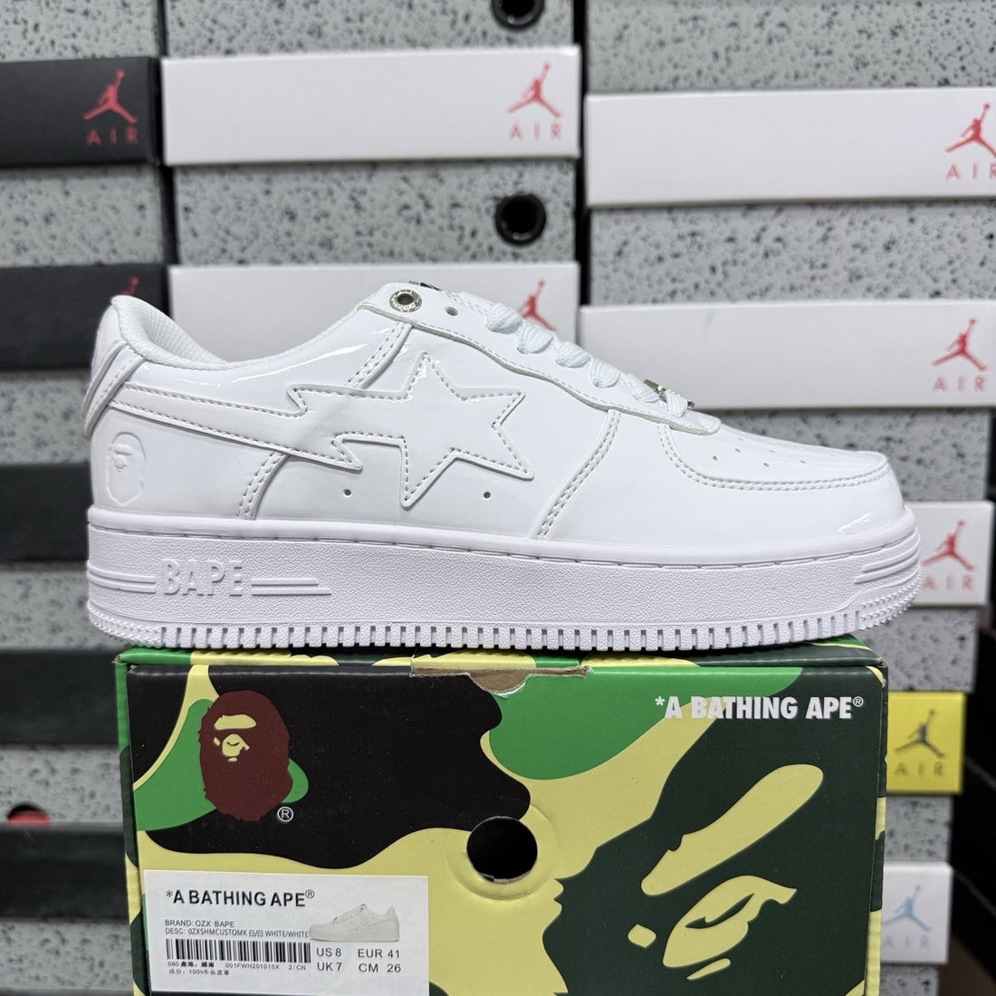 Bape Sta Triple White
