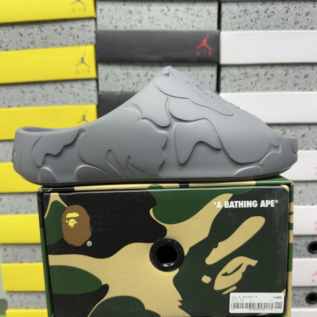 Bape Sta Slide Grey