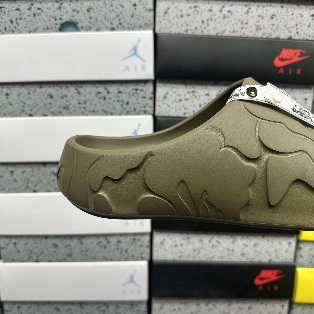 Bape Sta Slide Olive
