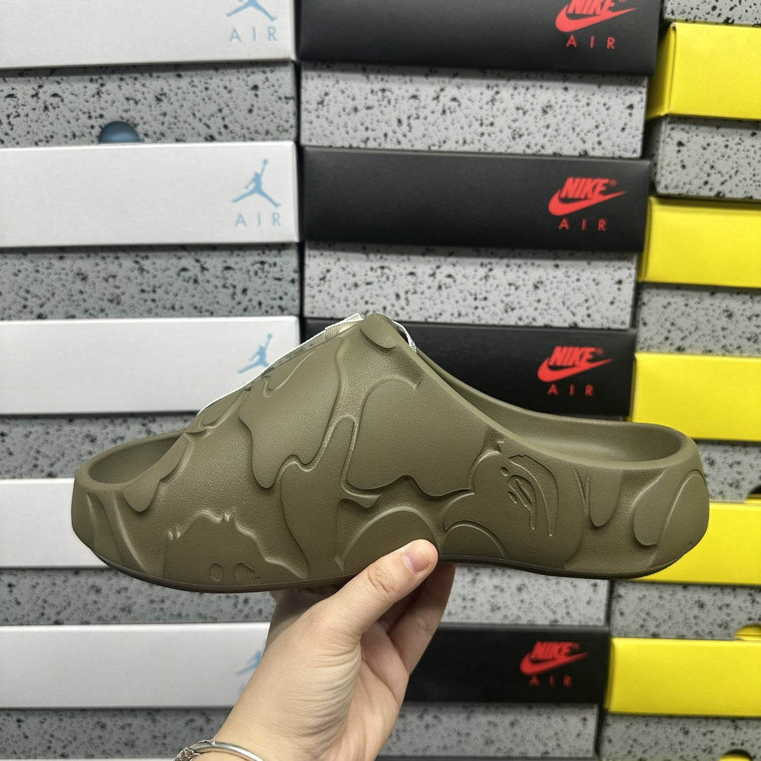 Bape Sta Slide Olive