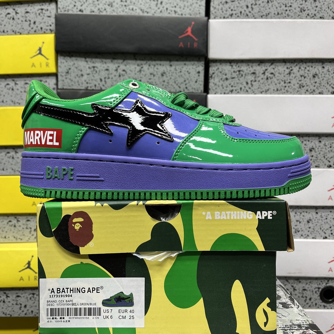 Bape Sta Marvel Hulk