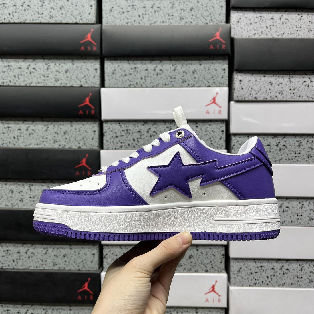 Bape Sta Purple White