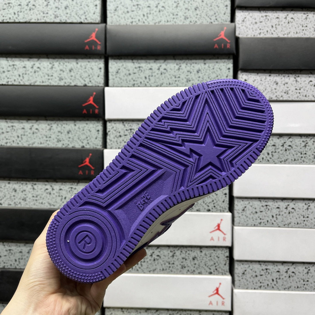 Bape Sta Purple White