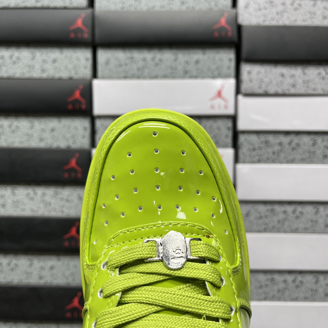 Bape Sta Neon Green Gloss