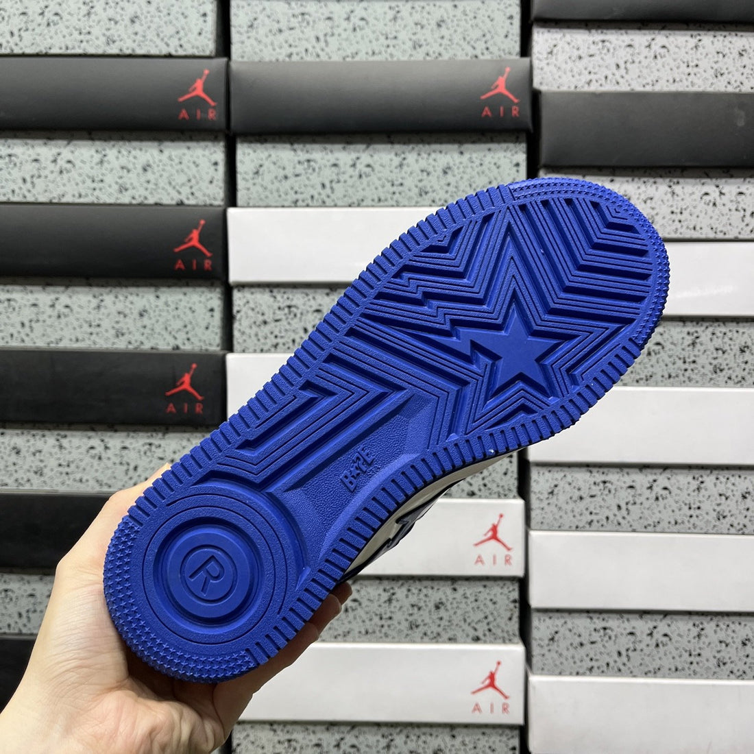 Bape Sta Royal Blue White Patent