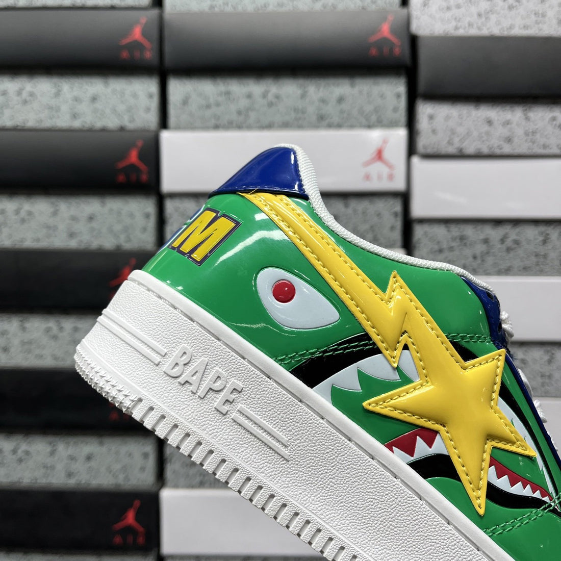 Bape Sta Green Shark