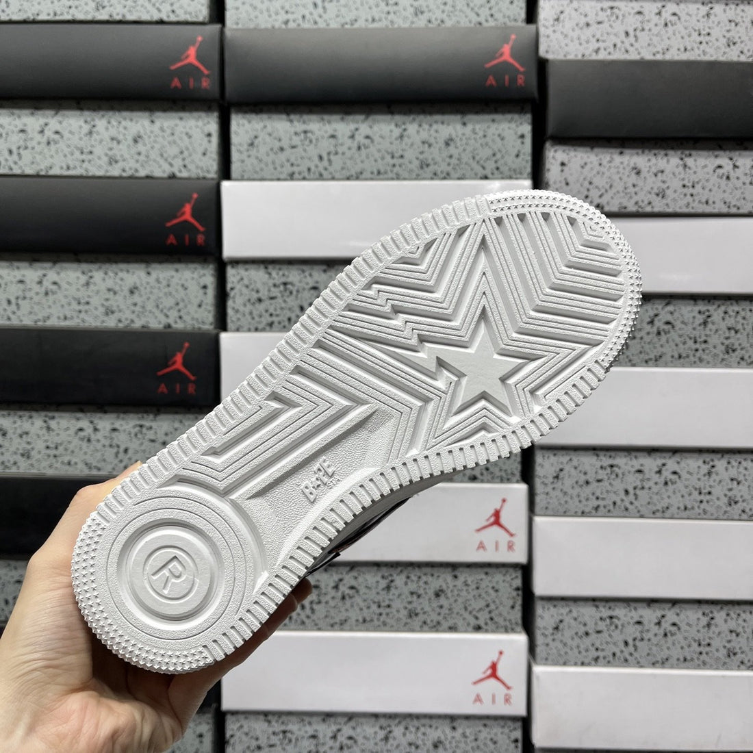 Bape Sta Black Orange Shark