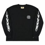 Wholesale Eric Emanuel Style Flame Long Sleeve Tee for Men