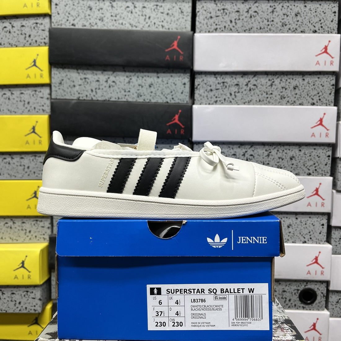 Adidas Superstar Ballet White Black