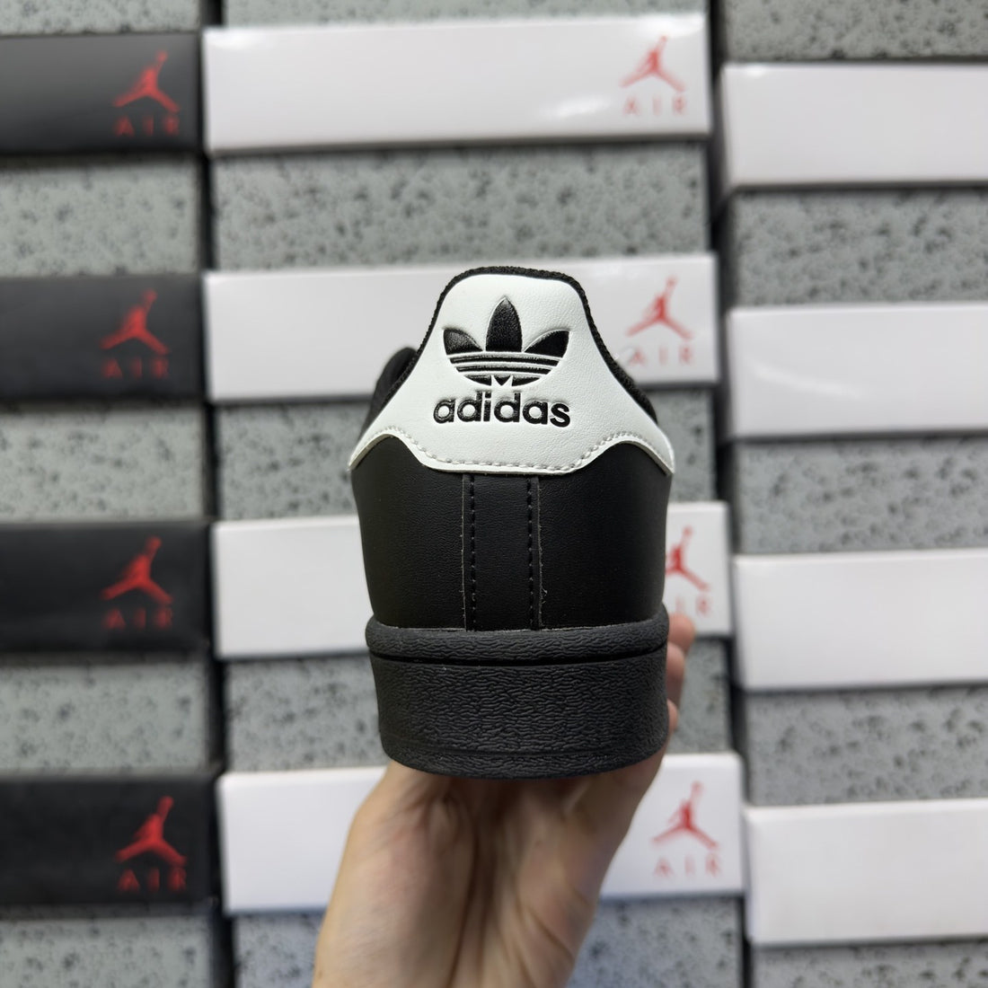 Adidas Superstar Core Black White