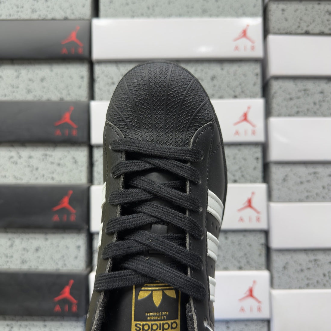 Adidas Superstar Core Black White