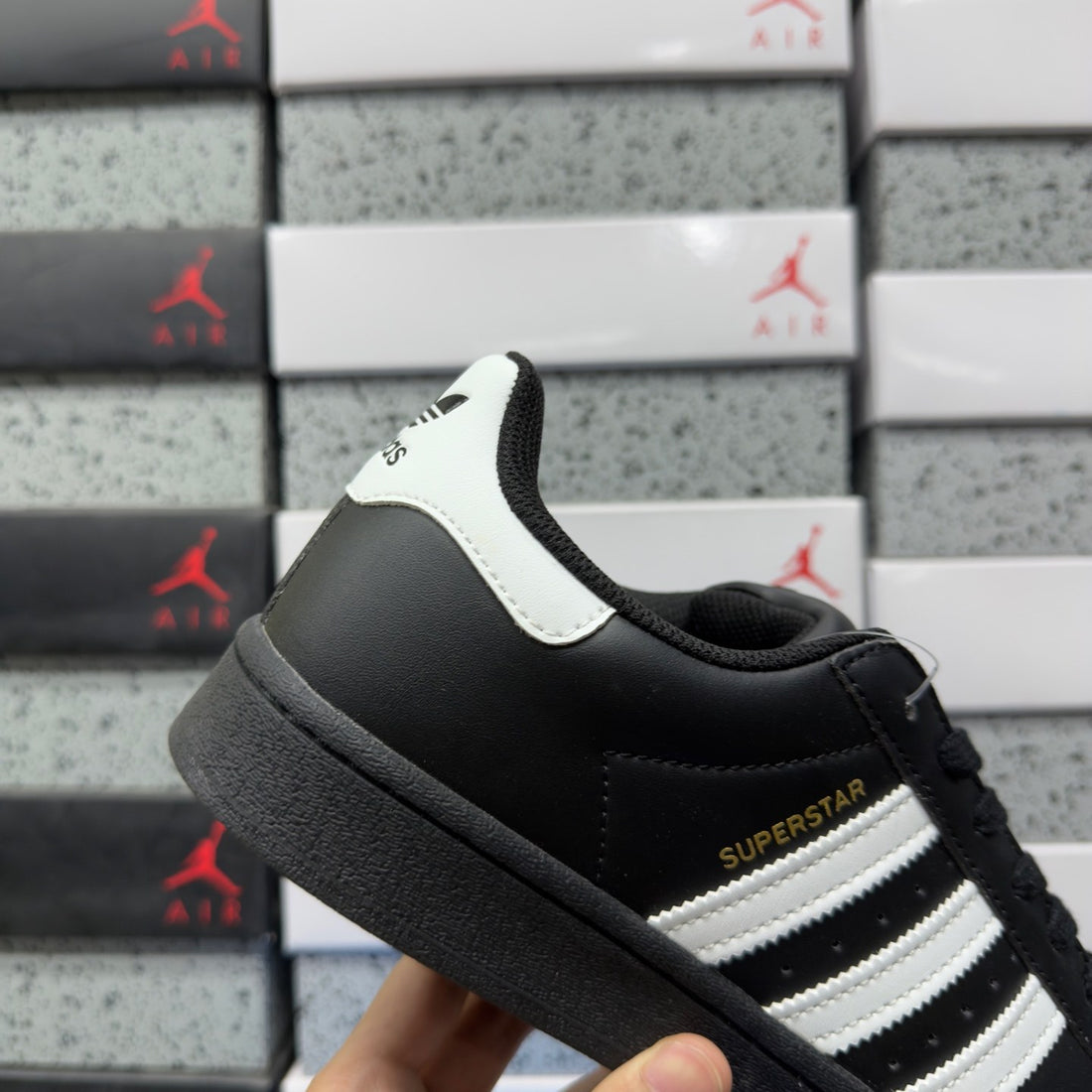 Adidas Superstar Core Black White