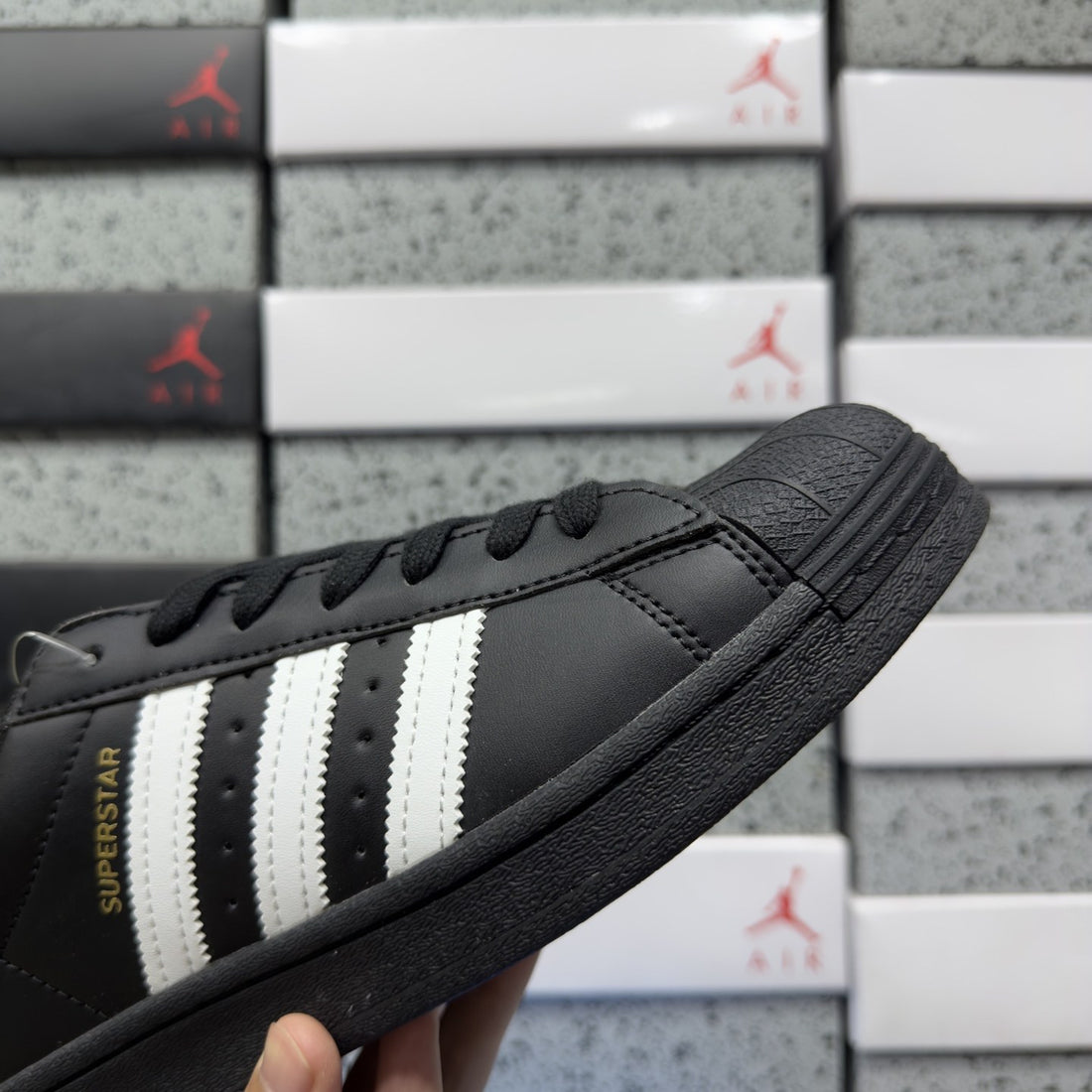 Adidas Superstar Core Black White
