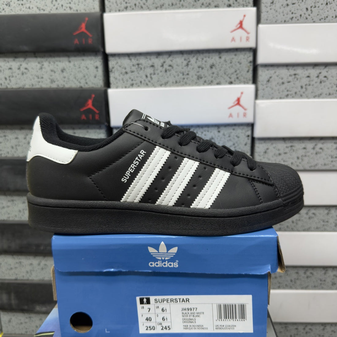 Adidas Superstar II Black White
