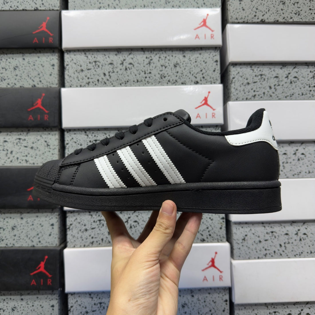 Adidas Superstar II Black White