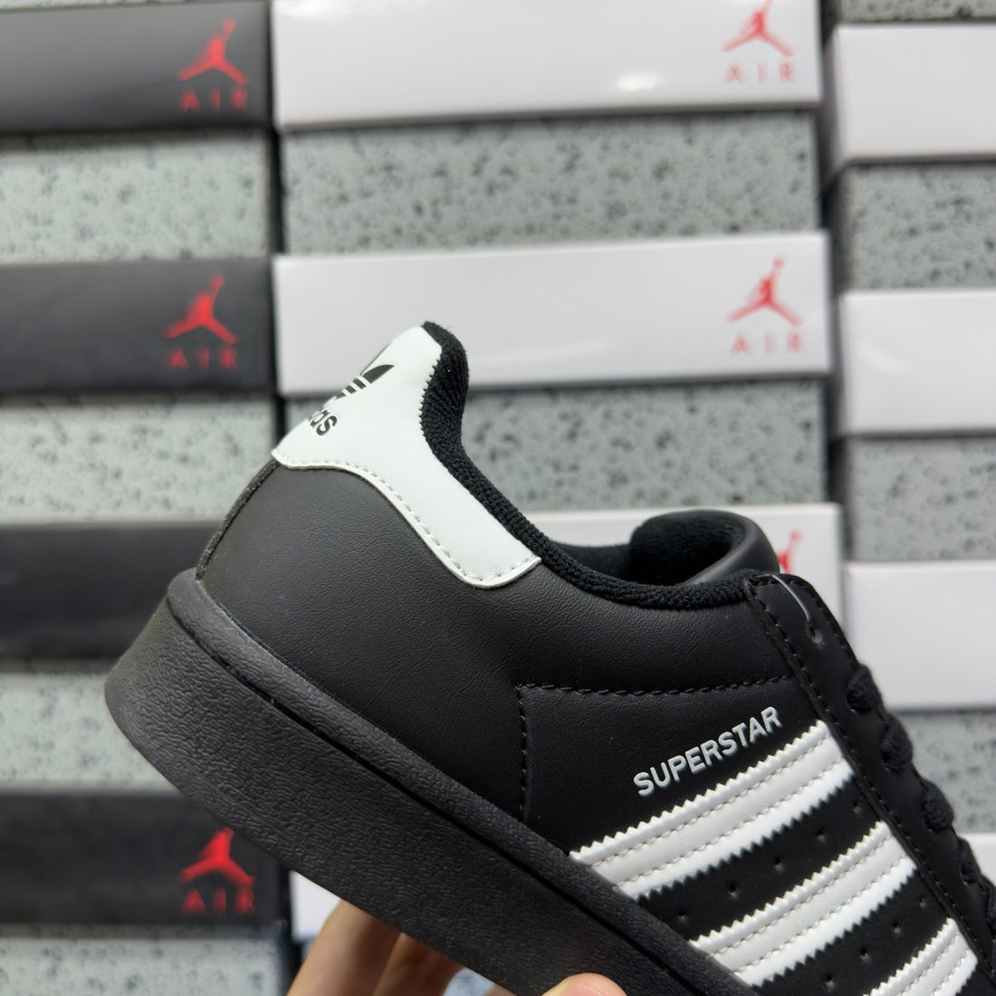 Adidas Superstar II Black White