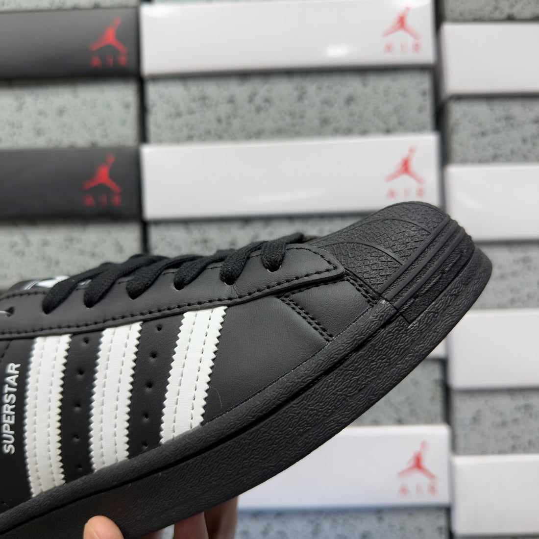 Adidas Superstar II Black White