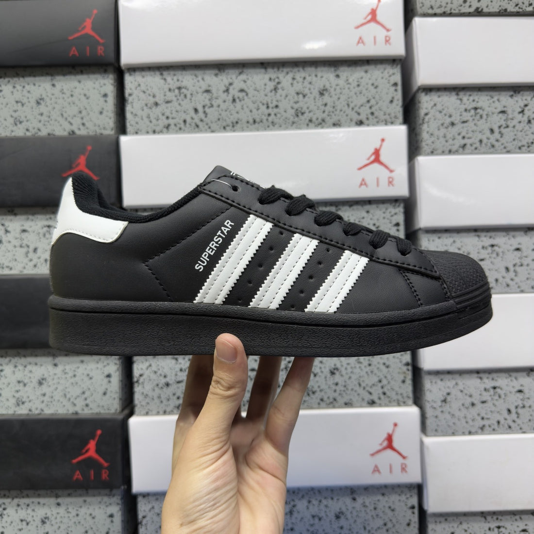 Adidas Superstar II Black White