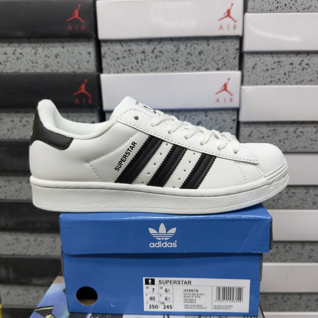 Adidas Superstar II White Black