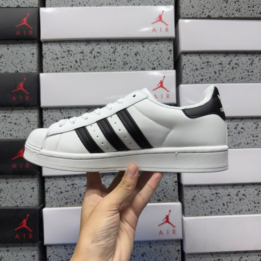 Adidas Superstar II White Black
