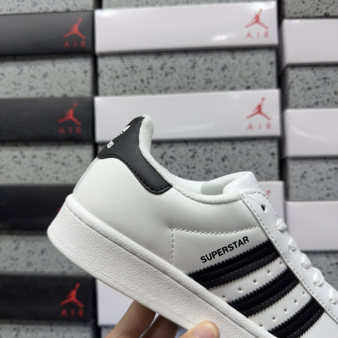 Adidas Superstar II White Black