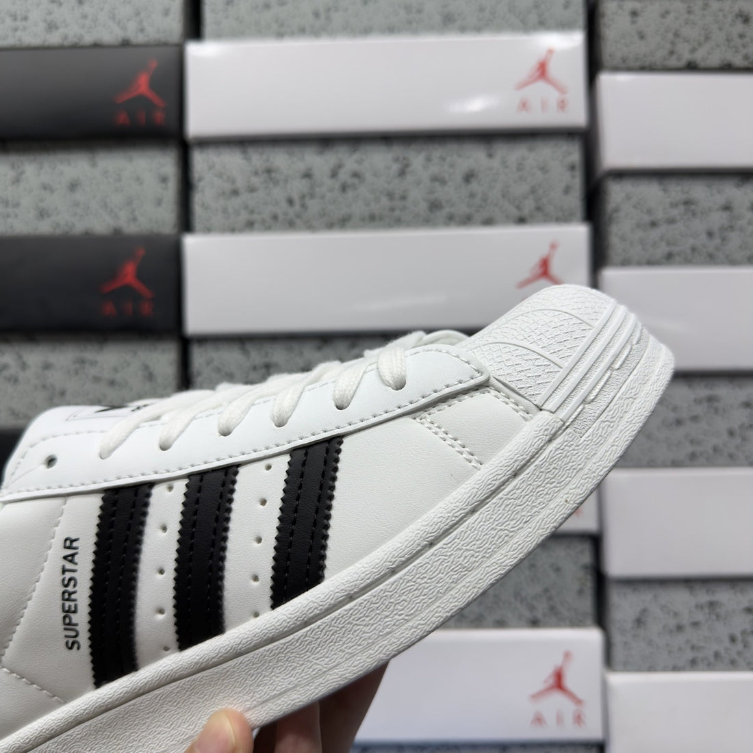 Adidas Superstar II White Black