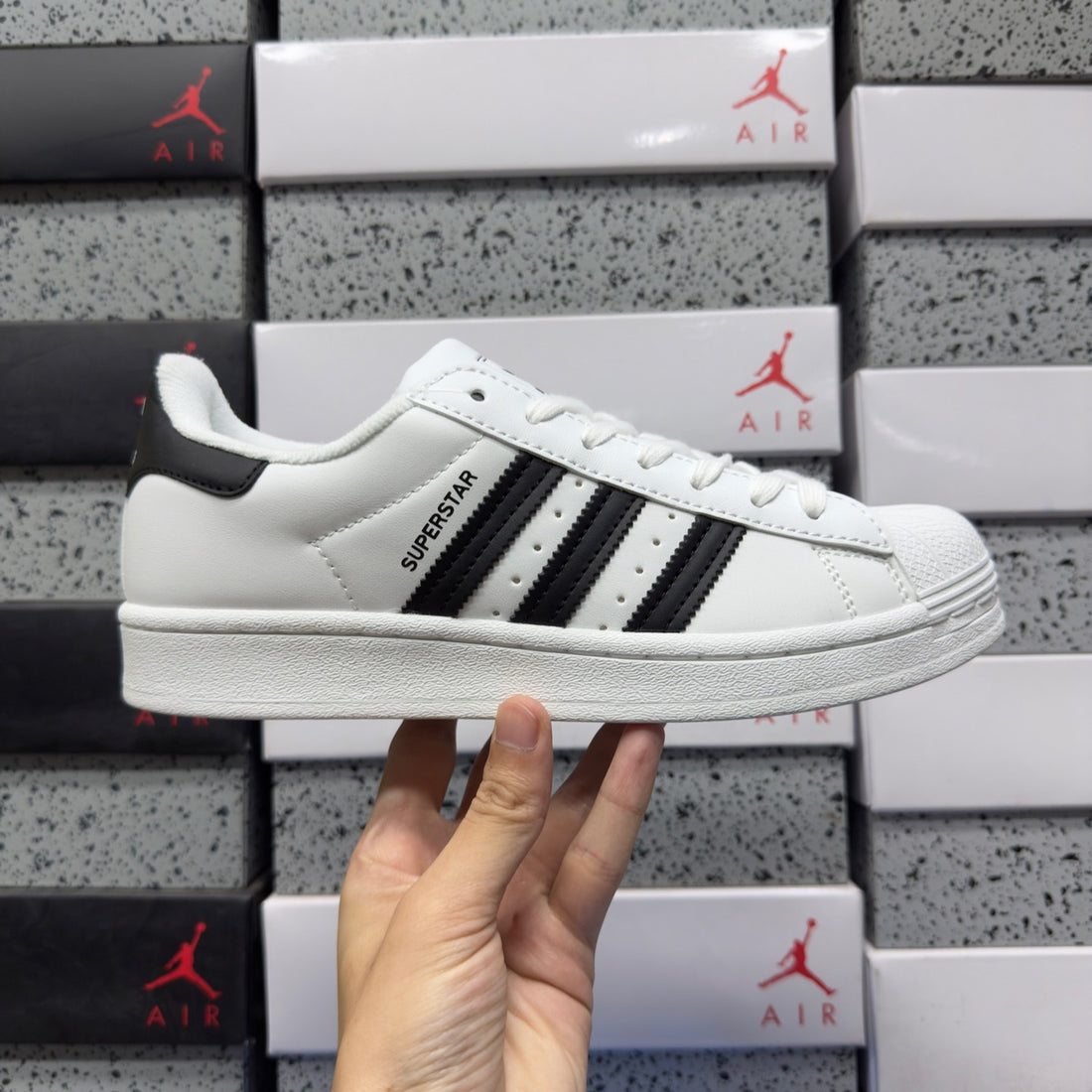 Adidas Superstar II White Black