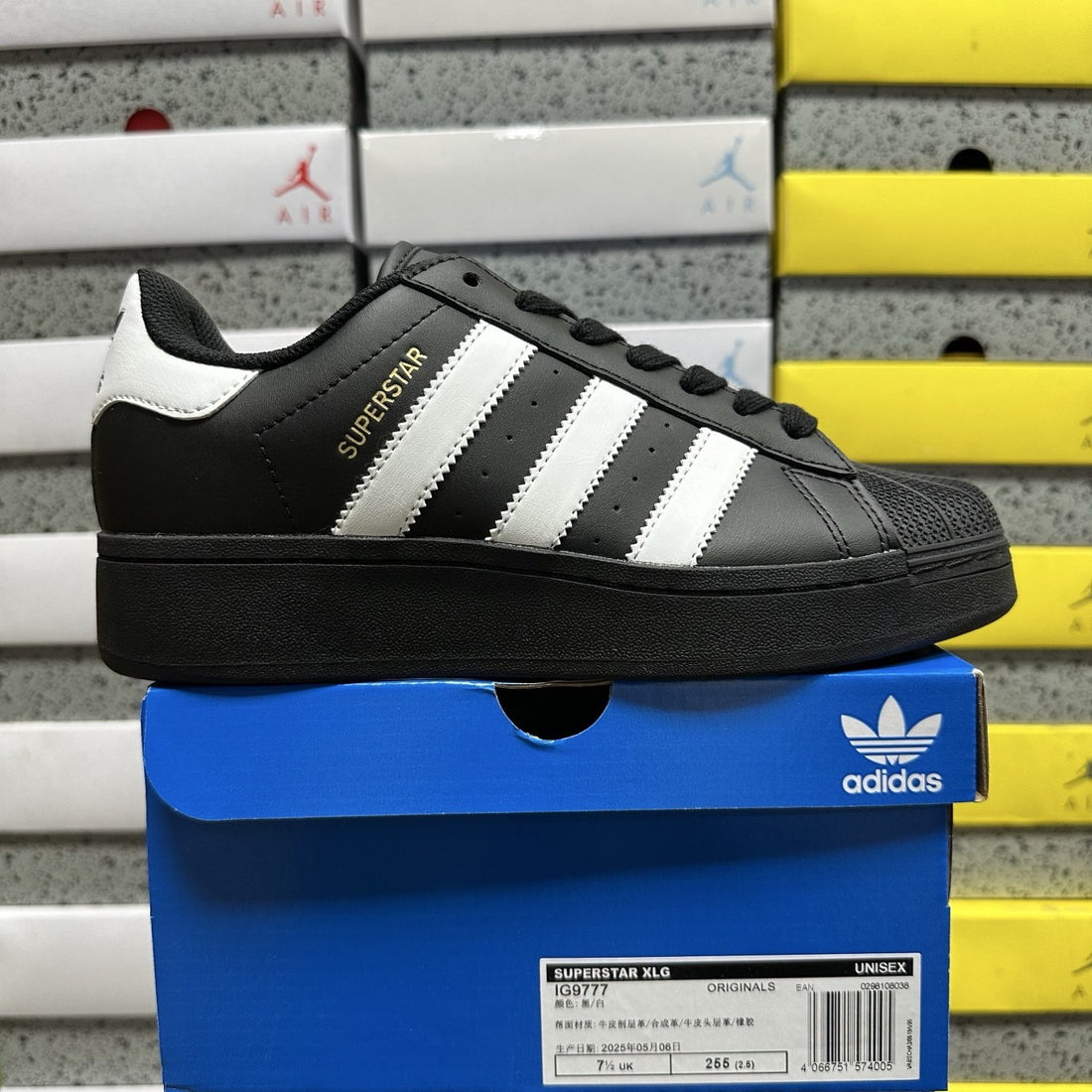 Adidas Superstar XLG Core Black White