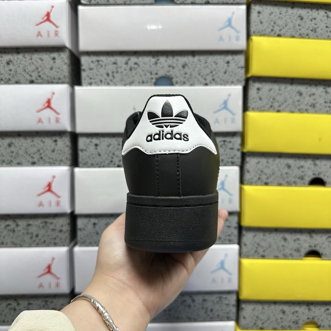 Adidas Superstar XLG Core Black White