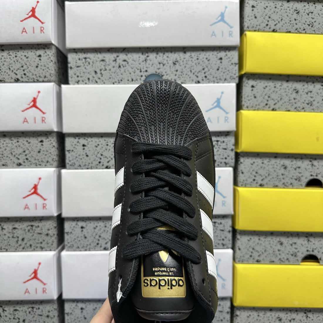 Adidas Superstar XLG Core Black White