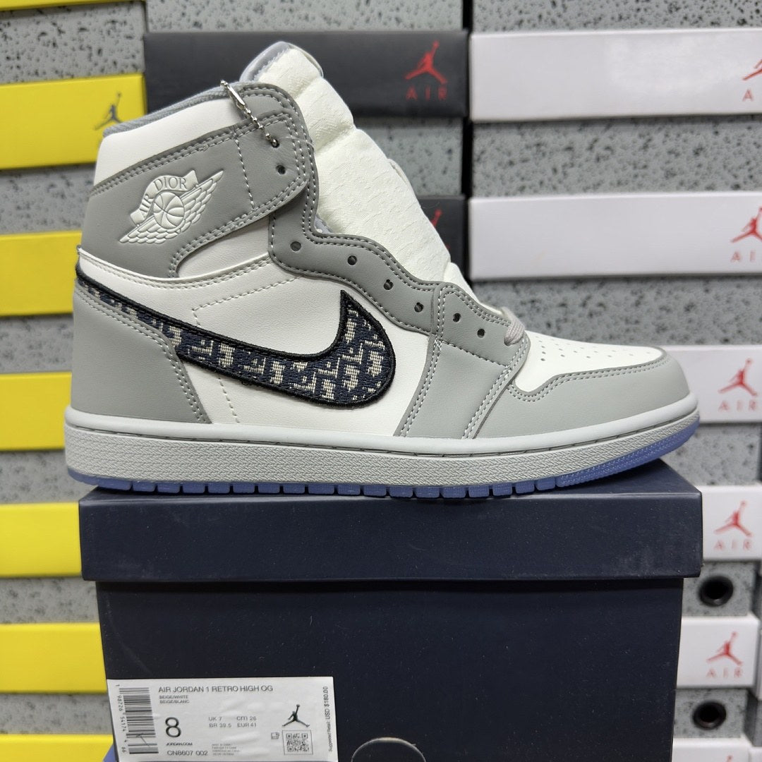 Air Jordan 1 Dior High Grey