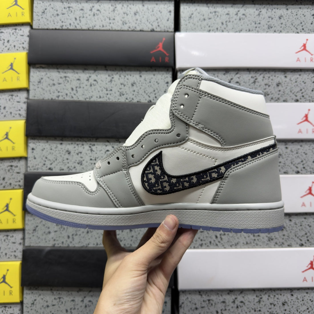 Air Jordan 1 Dior High Grey