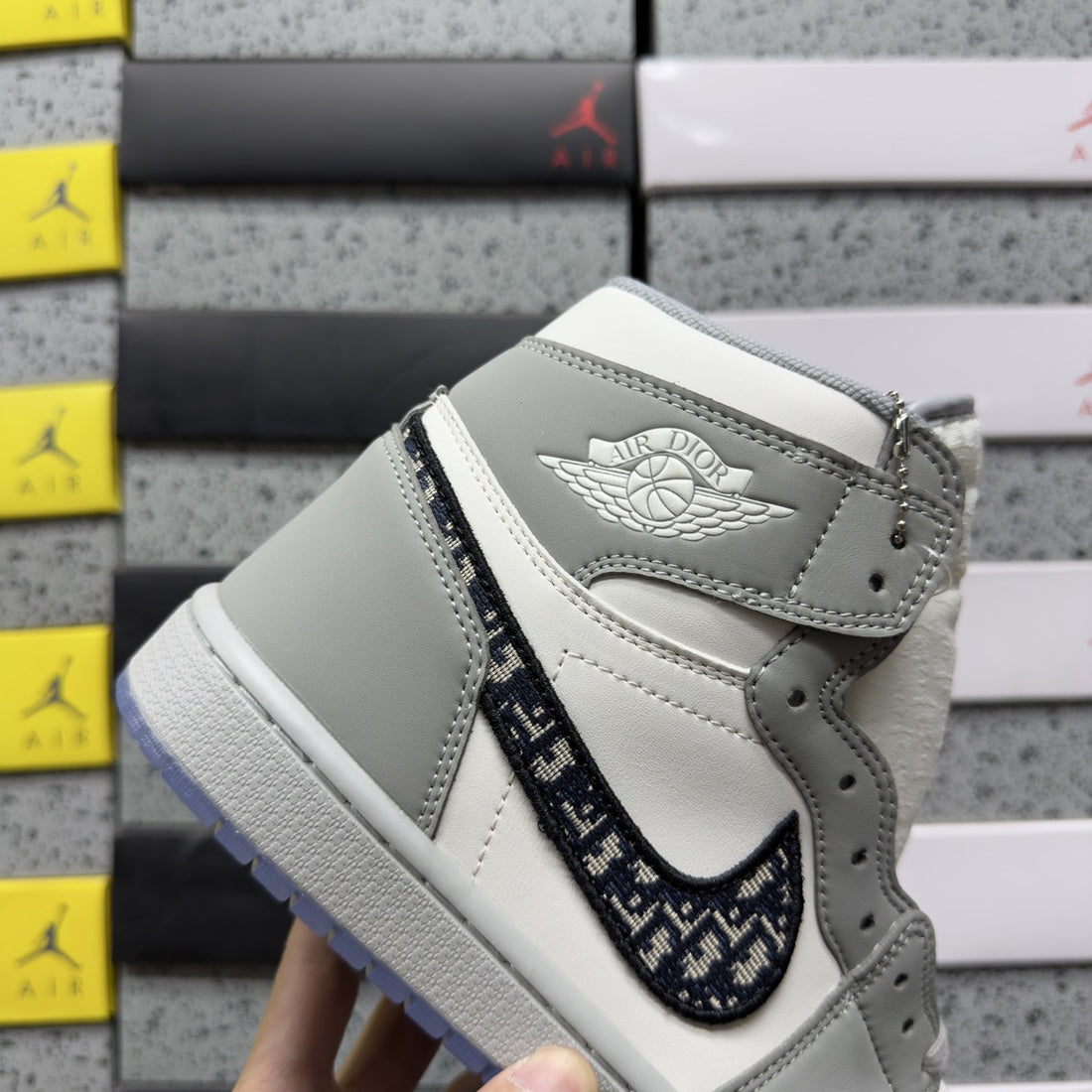 Air Jordan 1 Dior High Grey