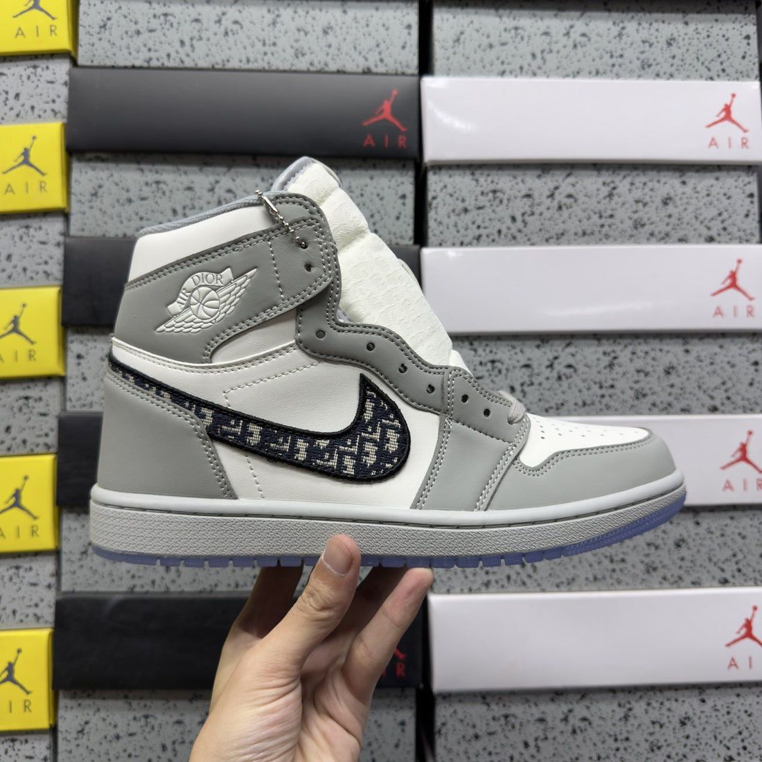 Air Jordan 1 Dior High Grey