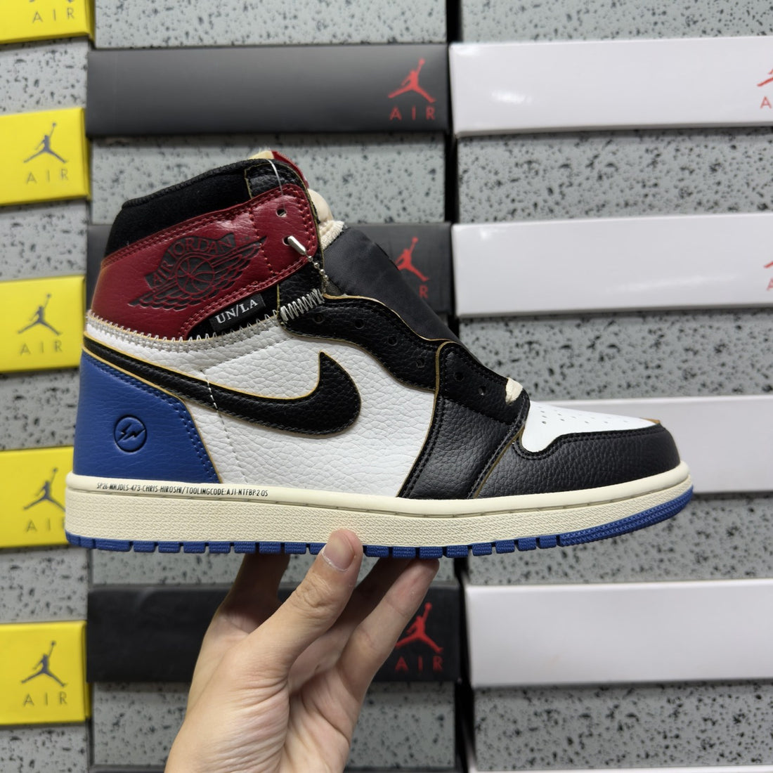 Air Jordan 1 Fragment High Chicago Royal
