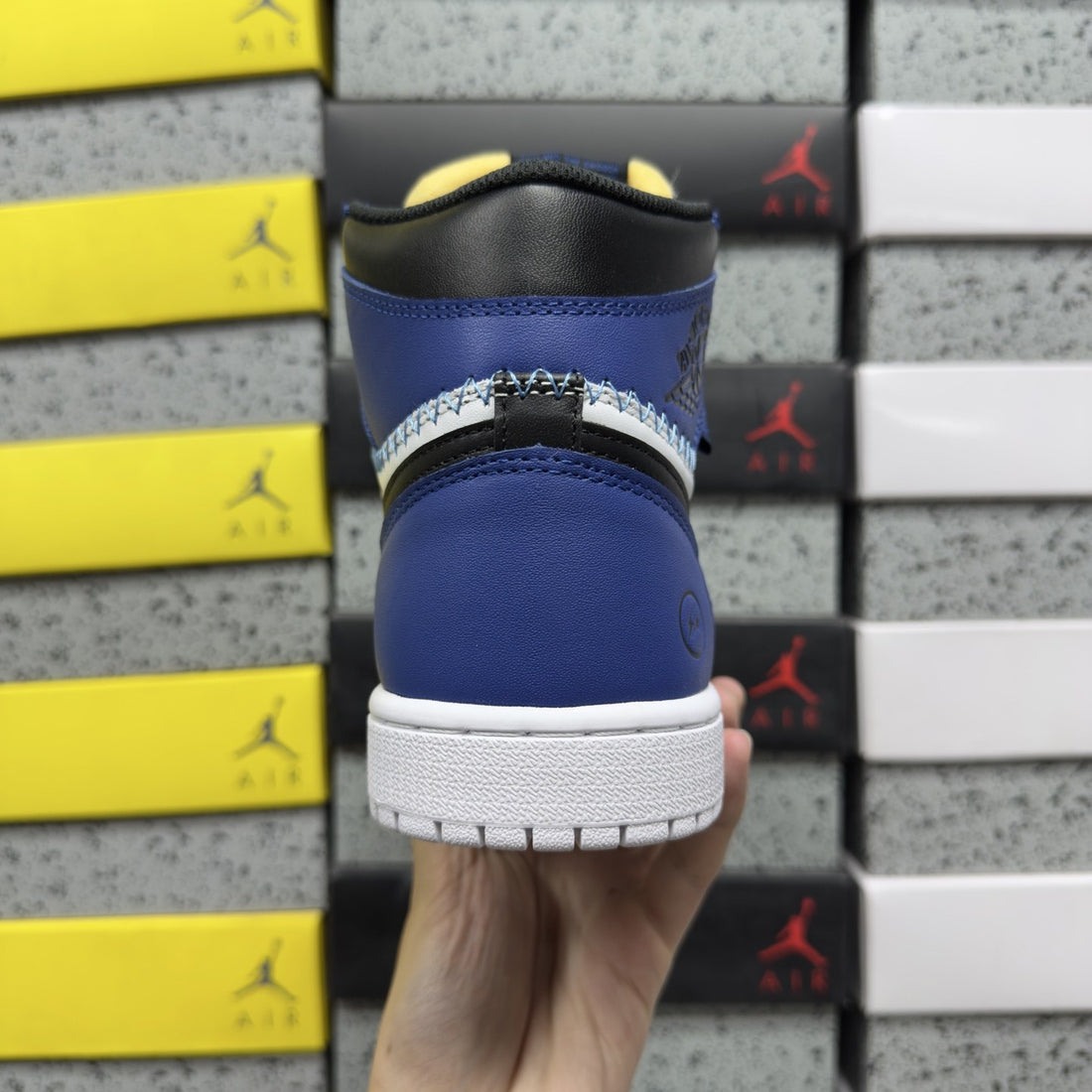 Air Jordan 1 Fragment High Royal Black