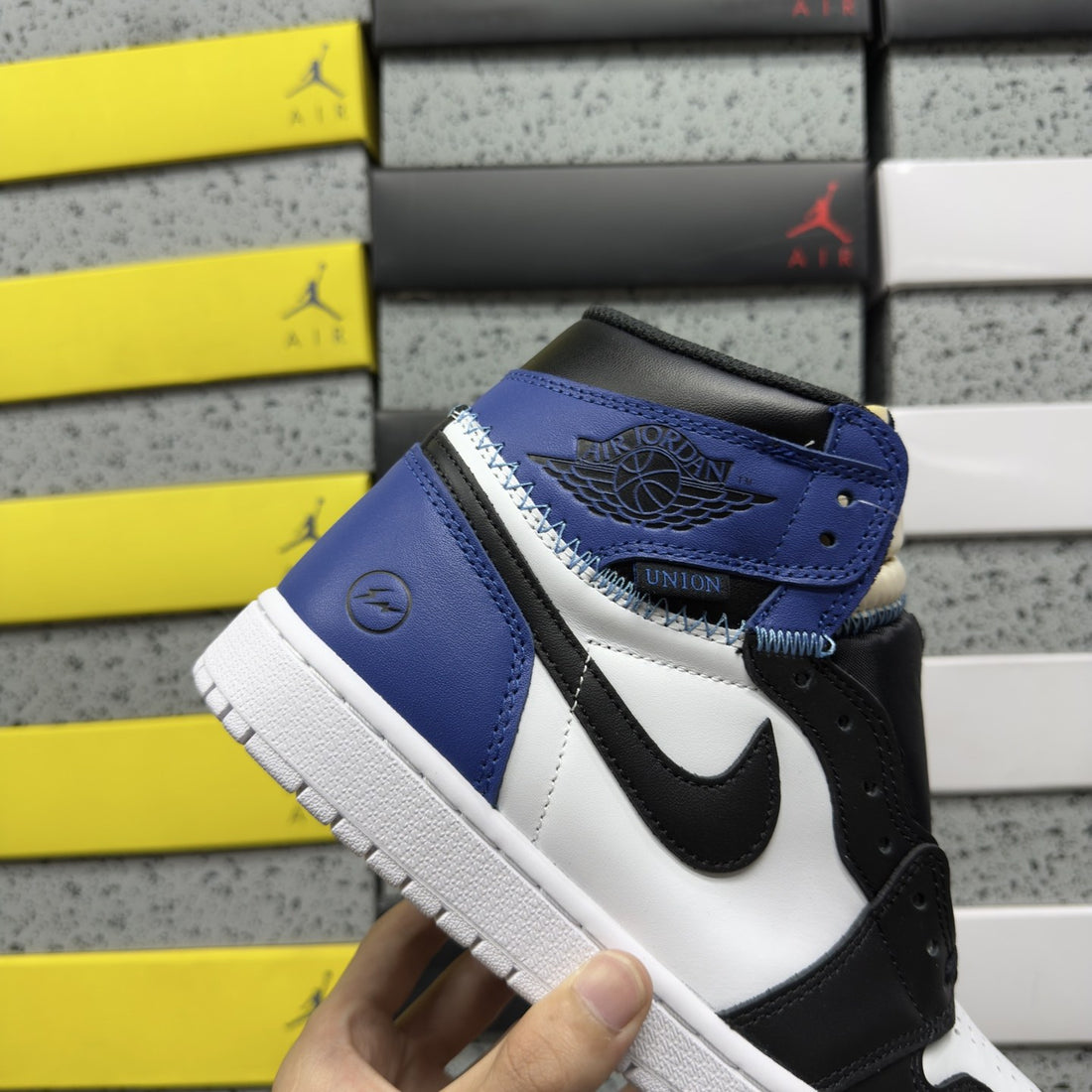 Air Jordan 1 Fragment High Royal Black