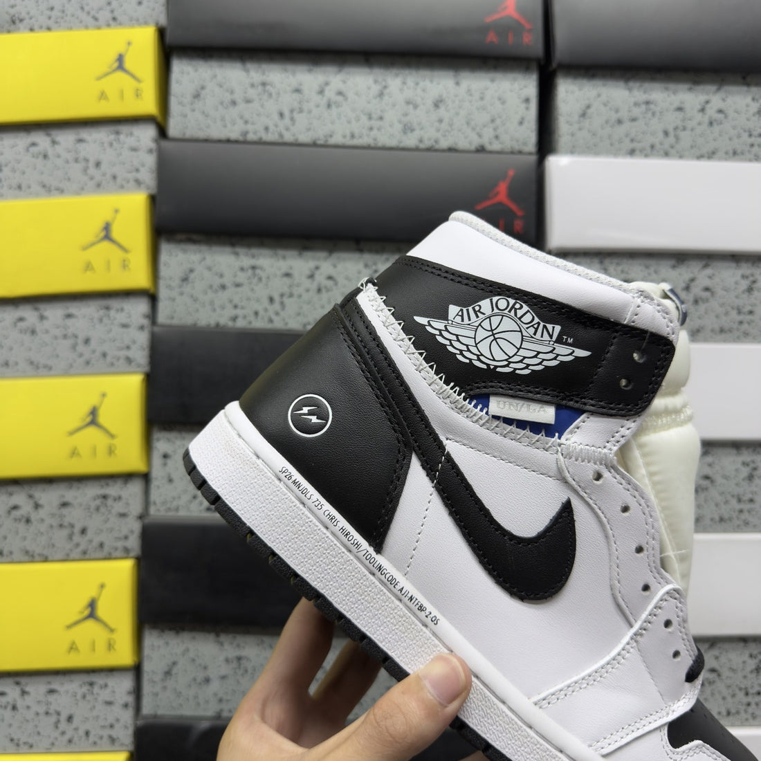 Air Jordan 1 Fragment High White Black