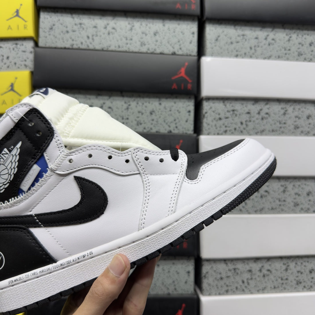 Air Jordan 1 Fragment High White Black