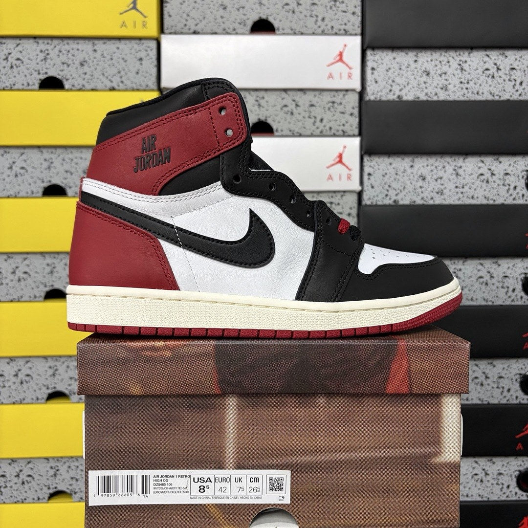 Air Jordan 1 High OG Black Toe Red